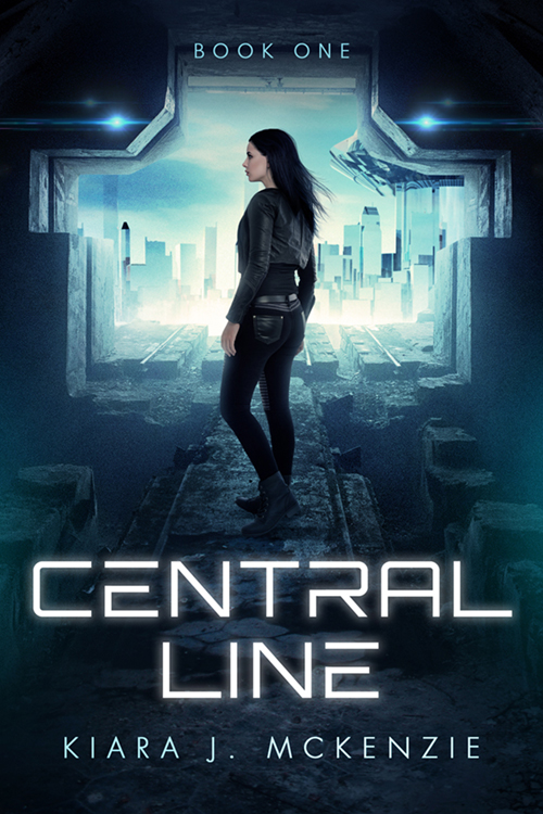 Sci Fi Book Cover Design: Central Line